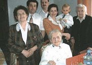 Ernestyna Warc z rodziną